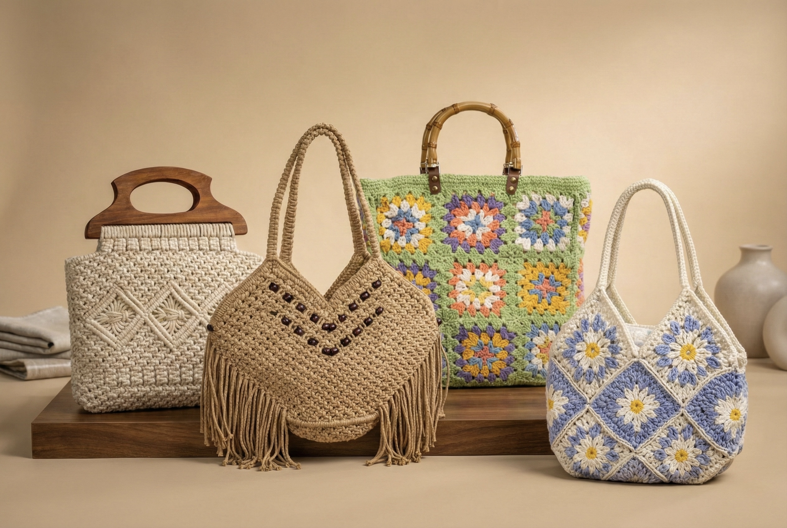 Macrame bags