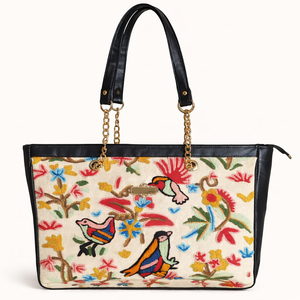 Kashmiri Wool Embroidery Bag